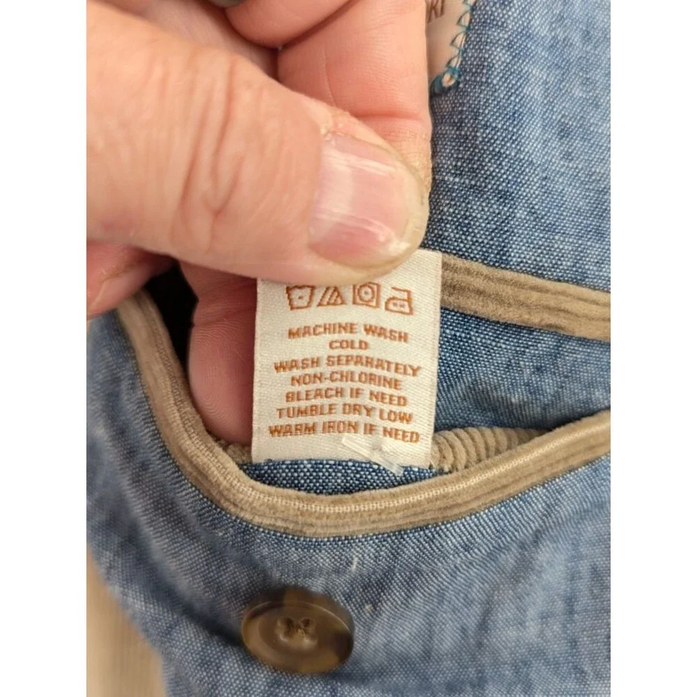 The Territory Ahead Size Large Tan Corduroy Blazer Ranch Western Texas Cowboy